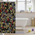 thumbnail image 3 of Manfei Rustic Camouflage Shower Curtain 72Wx72L, Mid Century Camo Shower Curtain 72Wx72L, Khaki, 3 of 5