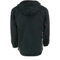 thumbnail image 4 of I5 Apparel  Hooded Windbreaker Rain Jacket with Camo Side Panel (Men), 4 of 4