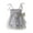 Gray, variant on Aayomet Summer Dress Little Girls' Sequin Mesh Tull Dress Sleeveless Flower Party Ball Gown,Gray 6-12 Months