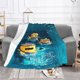 thumbnail image 3 of Manta polar de los Minions de Mi villano favorito, súper suave y acogedora, para ropa de cama para hombres, mujeres, personas mayores y niños Características: súper suave, 40 x 30 pulgadas, 3 of 8