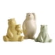thumbnail image 1 of Estatuilla de oso de cerámica, estatua de oso, artesanías de escultura de animales para dormitorio, sala de estar, adorno de decoración de escritorio BLESIY Figuras de osos, 1 of 4