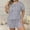 Dark Gray, variant on Blmnix Pajamas for Women Set Plus Size Pajamas Sleepwear Sets Sexy Pajamas Pjs Short Short Sleeve Gray Crew Neck Womens Cotton Pajama Sets,XXXL