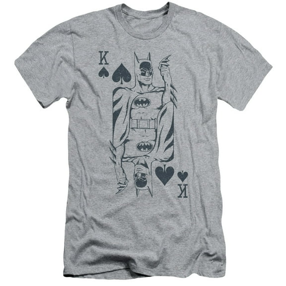 Dc - Bat Card - Slim Fit Short Sleeve Shirt - XX-Large