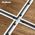 thumbnail image 7 of DuBois 51037 24” Universal T-Tracks with Intersection Kit for Woodworking, Aluminum Double Cut Profile and Predrilled Mounting Holes, 7 of 7