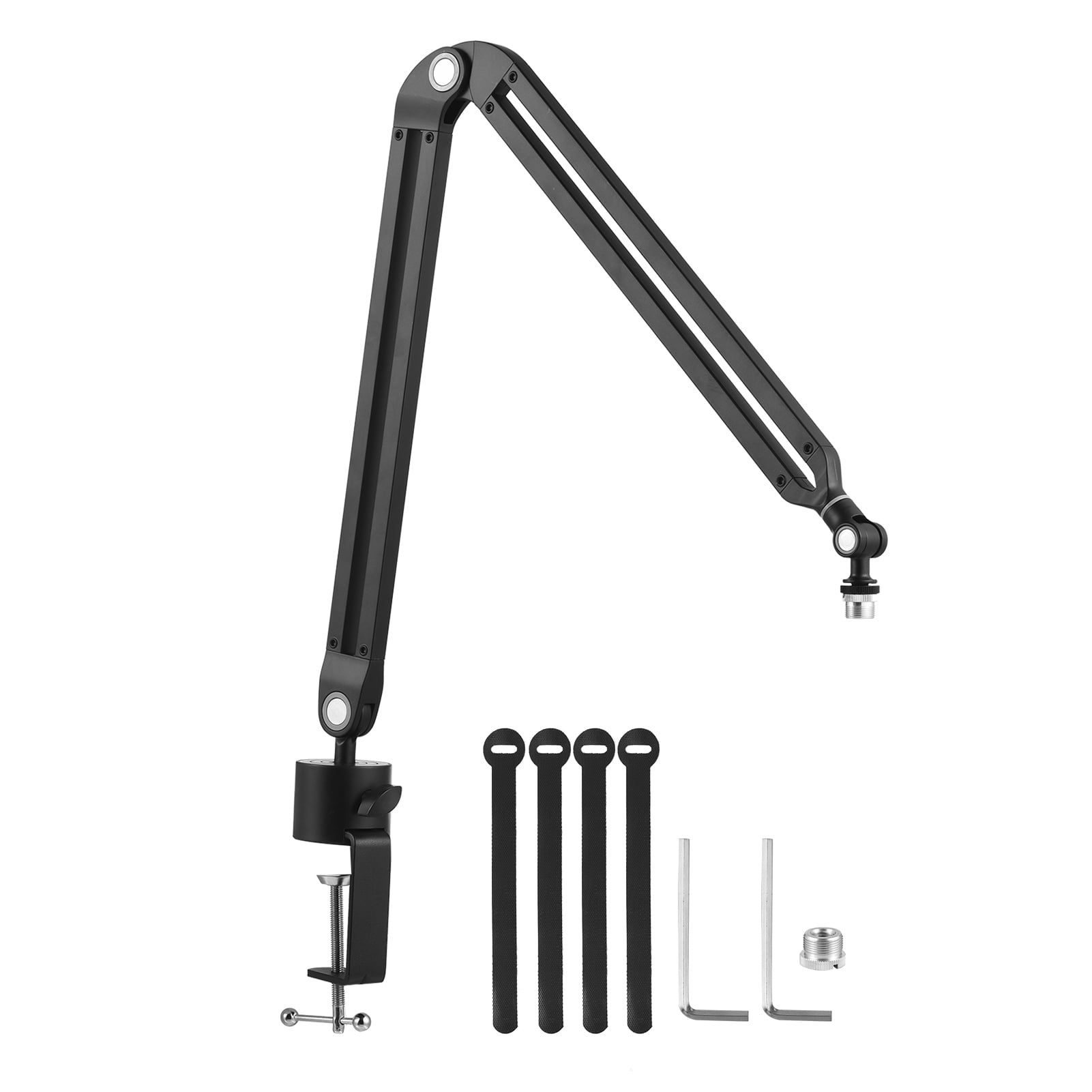 Vistreck Microphone Arm Stand Set All Metal Heavy Duty Mic Suspension Arm Handsfree Flexible