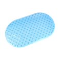 thumbnail image 4 of Alfombrilla de bañera de PVC, segura, ovalada, de secado rápido, para ducha, fácil de limpiar. Azul, 4 of 9
