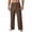 Brown, variant on Viscose Pants for Men Big and Tall Long Pants Loose Elastic Waist Drawstring Trousers Cooling Draped Pants