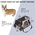 thumbnail image 2 of ERJLKXP Black Cat I Love Cats Portable Dog Carrier Bag & Cozy Cat Carrying Case for Small Pets,Puppy Soft-Sided Pet Travel Bag, 2 of 7