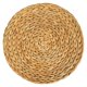 thumbnail image 1 of Mantel individual de algas marinas (jacinto de agua tejido) - 30 cm - Lavable - Redondo, natural, juego de 6, 1 of 5