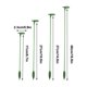 thumbnail image 5 of Marco De Soporte Paquete de 10 estacas verdes de soporte para plantas con anillos ajustables para flores,rosas y orquídeas de interior y exterior (48 cm). Rkxzt, 5 of 9
