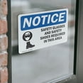 thumbnail image 4 of (2 Pack) Safety Glasses And Safety Shoes Required OSHA Notice Sign, 4 of 7