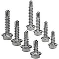thumbnail image 1 of 200 Pieces/Set Stainless Steel Screw Replacement Hexagon Anti-rust Portable Detachable Hexagon Self-tapping Woodworking Screws Assortment with Storage Box, 1 of 8