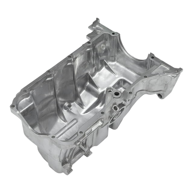 Repuestos Únicos No.11200RB0900 Cárter de Aceite del Motor Cárter de Aceite para Honda Fit Base 2009-2013 Aluminio Tono Plateado