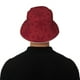 thumbnail image 5 of Balery Christmas Red Snowflakes Sombreros para el sol para hombre y mujer, sombrero de pescador con UPF 50+, 5 of 6