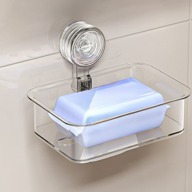 Rvkxad Suction Cup Paper Towel Holder, No Hole Bathroom Tissue Dispenser with Storage Shelf, Multi Functional Wall Mounted Organizer