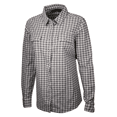 thumbnail image 3 of Harley-Davidson Women's Grey Blue Plaid L/S Woven Shirt, 3 of 8