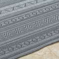 thumbnail image 6 of Hauteloom Brayan Living Room, Bedroom Patio Outdoor Area Rug - Bohemian, Transitional - Gray, Lunar Green - 5'3" x 7', 6 of 6