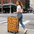 thumbnail image 5 of Stretch Luggage Cover XL(29-32in)– Elastic Travel Suitcase Protector with Handle Openings & Bottom Closure, Washable Polyester Spandex Suitcases Cover, Leopard Animal Print, 5 of 5