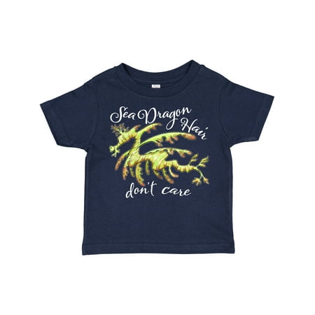 

Inktastic Sea Dragon Hair Dont Care-cute leafy sea dragon Boys or Girls Toddler T-Shirt