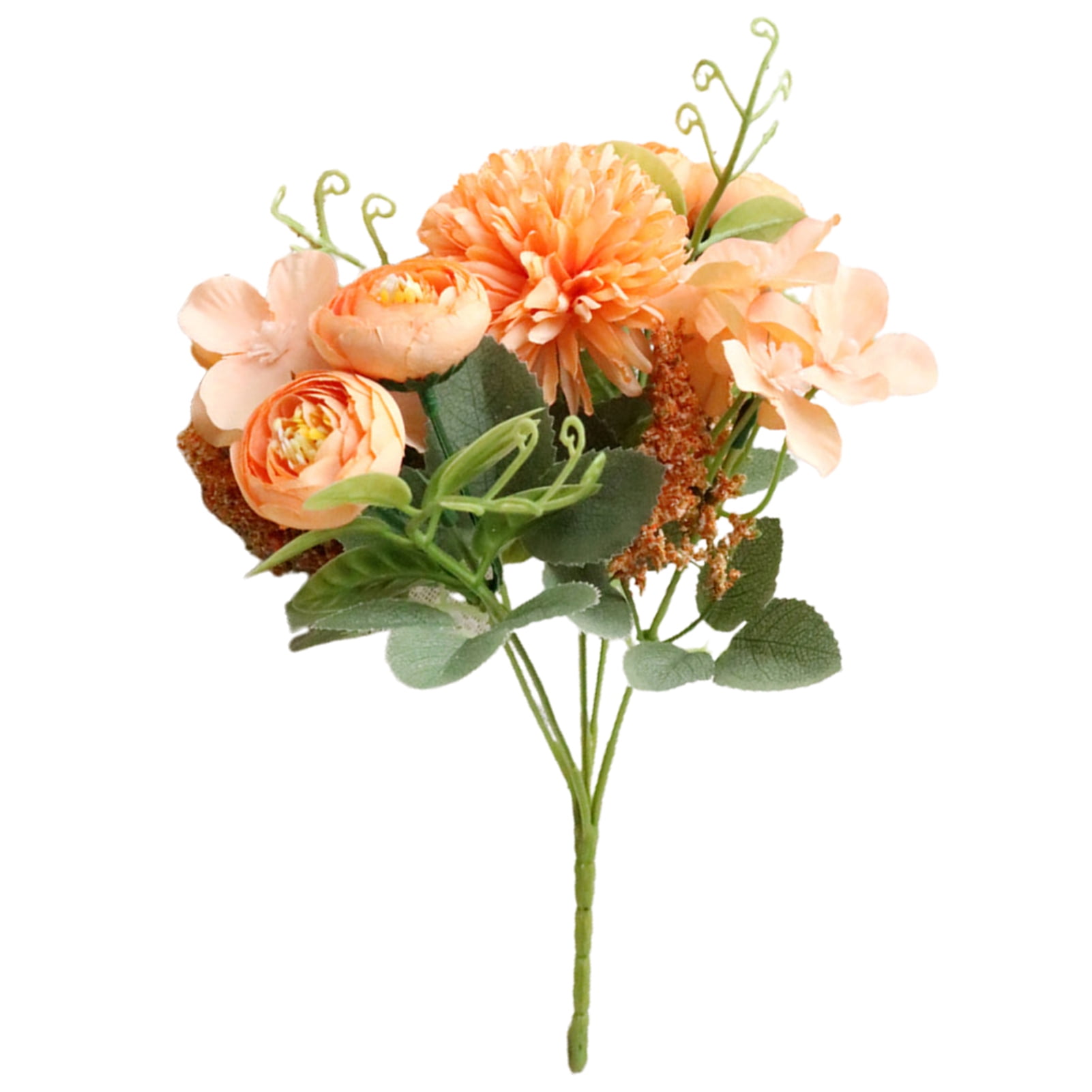 Trayknick 1 Bouquet Easy to Maintain Fake Flower Bouquet Charming Faux