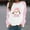 Pink, variant on asdoklhq Christmas Thermal Shirts for Women's Casual Christmas Printed Long-sleeved Round-neck Raglan Sweater Pink 3X