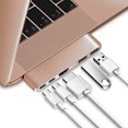 thumbnail image 2 of Purgo Mini USB C Hub Adaptador Dongle para MacBook Air M1 2021-2018 y, 2 of 2