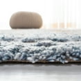 thumbnail image 5 of SAFAVIEH Casablanca Merton Abstract Moroccan Wool Shag Area Rug, Grey/Gold, 4' x 6', 5 of 7