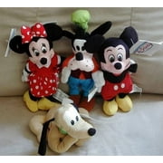 Traditional Mickey, Minnie, Goofy and Plut New