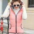 thumbnail image 6 of Lindreshi Vests for Women Womens-Color Hooded Vest for Women In A Short Cotton-Padded Jacket, 6 of 8