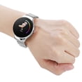 thumbnail image 3 of Reloj H5 Bluetooth resistente al agua, frecuencia cardíaca, presión arterial, monitor de actividad física, reloj plateado, 3 of 8