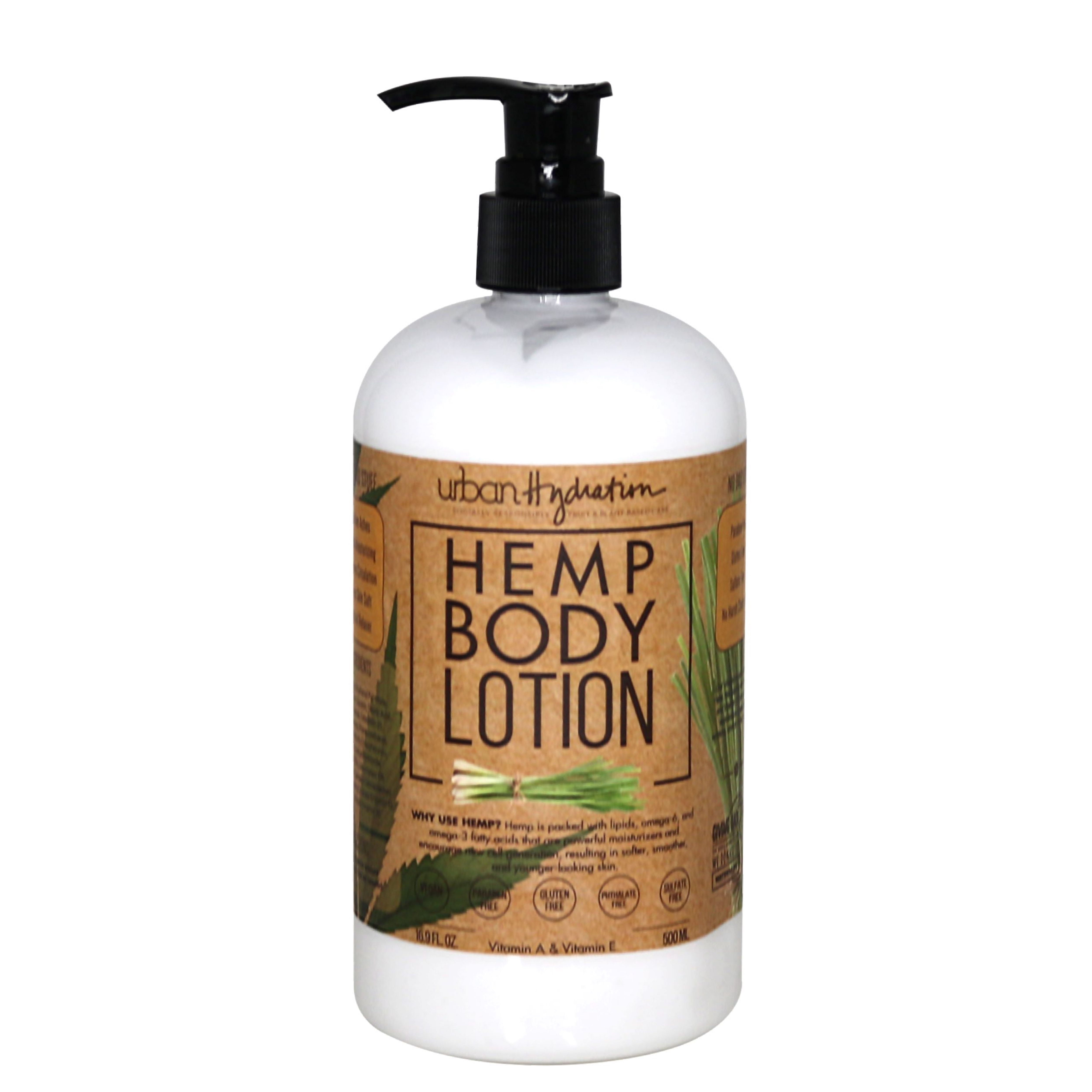 Urban Hydration Hemp Lemongrass Lotion 16.9 OZ