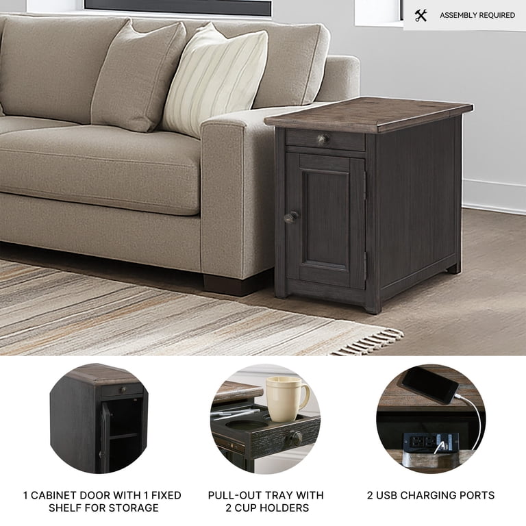 Signature Design by Ashley Tyler Creek Rustic End Table photo 3