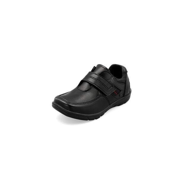 Zapato Escolar Color Negro Para Niño Con Forro De Piel Mundo Terra 008768