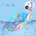 thumbnail image 6 of Dznils Extra Long Bathtub Shower Mat Non Slip, Kids Bath Mat with Suction Cups & Drain Holes, Machine Washable, 16" x 40", 6 of 13