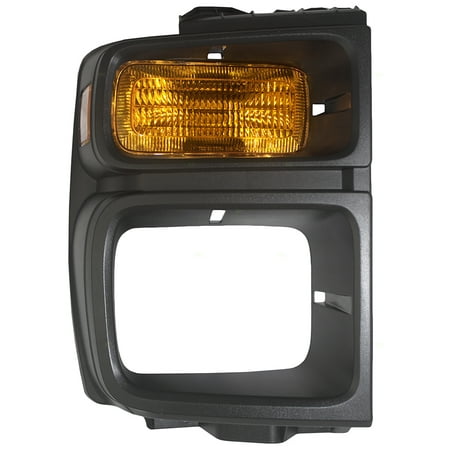Passengers Park Signal Side Marker Light Lamp Lens Unit Replacement for Ford E-Series Van 8C2Z 13200 B