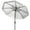 White/Navy, variant on Safavieh Elegant 9' Market Auto Tilt Patio Umbrella, White/Black