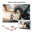 thumbnail image 6 of Sikiie Swordsman Cool Dragon Puzzle, Jigsaw Puzzles, Jigsaw Puzzles 1000 Pieces, Custom Jigsaw Puzzle for Adults (29.5×19.7in, Horizontal), 6 of 9