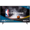 thumbnail image 1 of REFURBISHED - Hisense 55" Class R6 Series 4K UHD Roku Smart TV (55R6030N), 1 of 2