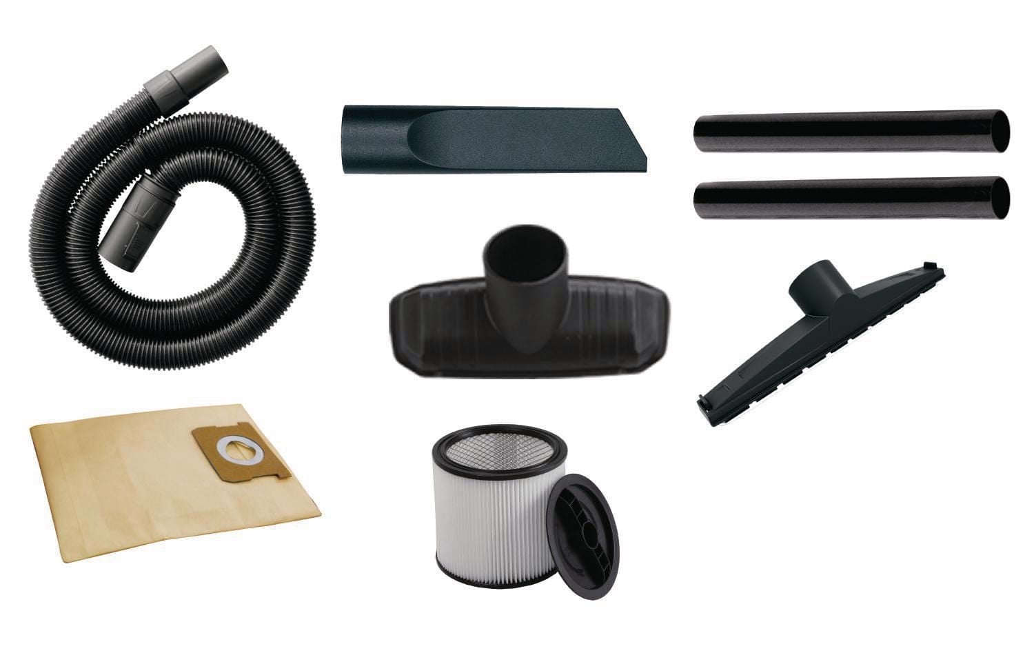 STANLEY ST 8G VAC S/S, Stanley 30L (8 Gal.) 6.0 Peak Horsepower Wet/Dry Shop Vacuum with accessories