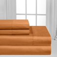 thumbnail image 2 of EIGTHTAIL Fresh Linen 1200 Thread Count California King Size Deep Pocket Solid Cotton Sheet Set (California King, 2 of 3