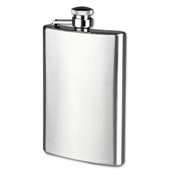 Louisiana Pin Up Girls D8 Flask 8oz Stainless Steel Hip Drinking Whiskey 