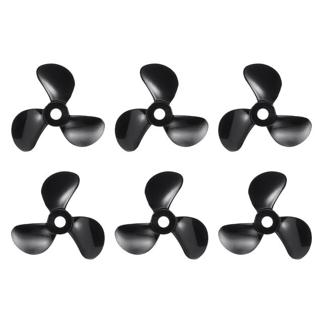 3Set RC Boat Propeller, 3 Blades CW 3mm Hole Dia 25mm OD