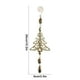 thumbnail image 3 of pstuiky Adornos navideños de hierro para árbol de Navidad, colgantes decorativos, accesorios para ambientar escenas navideñas, 3 of 6