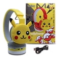 thumbnail image 2 of Audífonos de DIADEMA Bluetooth Kawaii Pikachu ISRE Modelo DR-41, 2 of 4