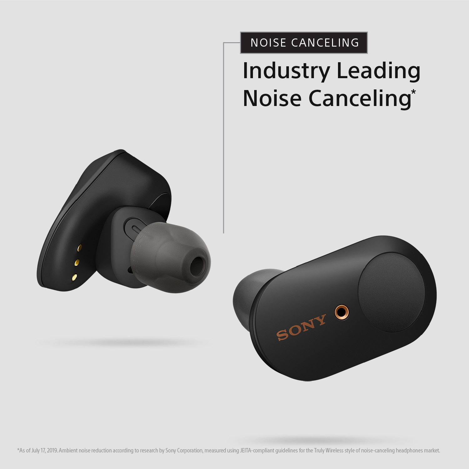 Sony WF-1000XM3 True Wireless Noise-Canceling Bluetooth Wireless Earbuds- Black - image 7 of 16