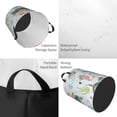 thumbnail image 4 of Balery Turtle and Sea Life Round Laundry Basket with Handles Waterproof Freestanding Laundry Hamper for Clothes Toys in the Dorm and Family-Medium, 4 of 8