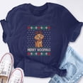 thumbnail image 2 of EcoLoom Merry Woofmas Christmas Sweater Short Sleeve Unisex T Shirt, 2 of 6
