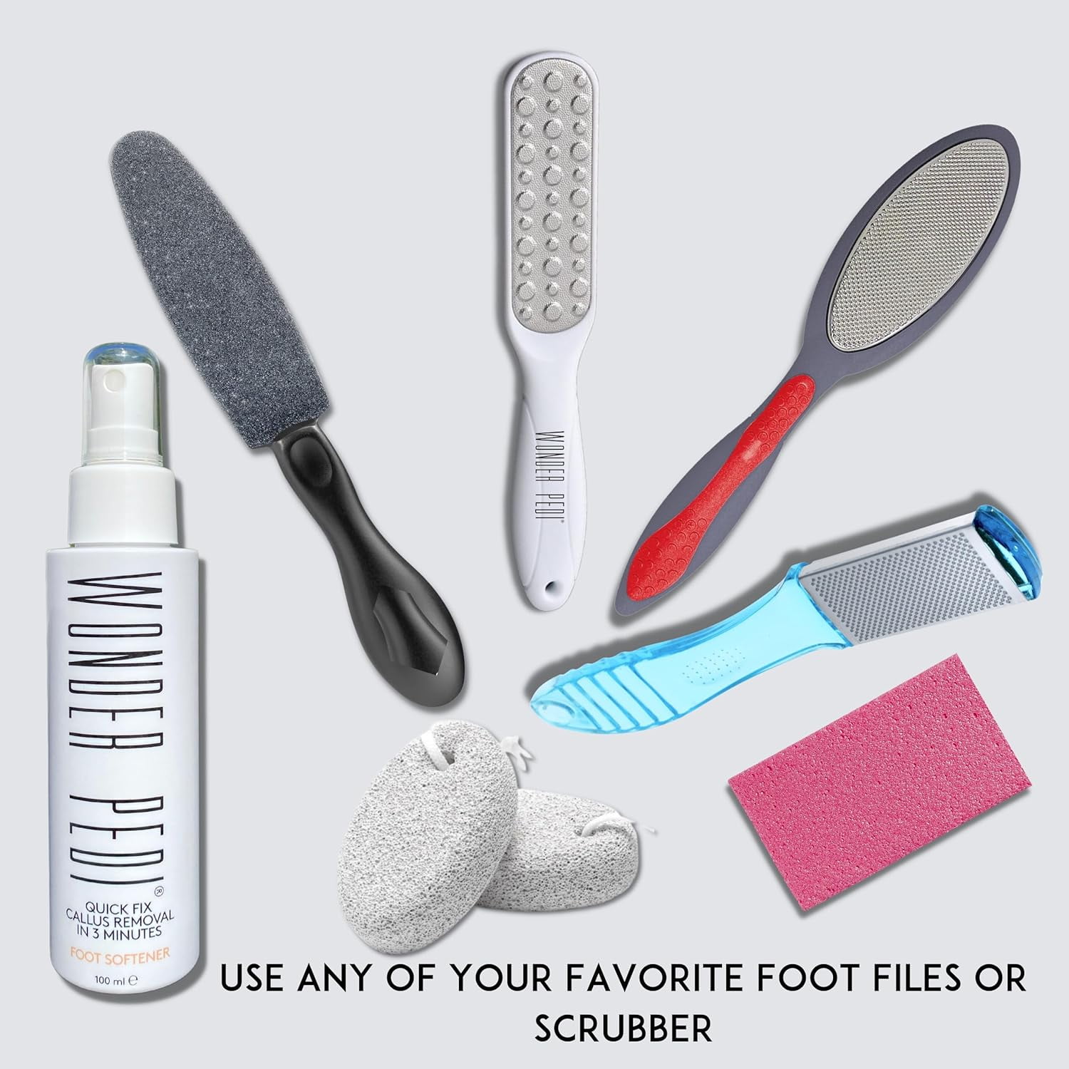 Wonder Pedi Instant Soft Foot Callus Remover Feet Softener Spray Professional Spa Quality