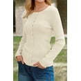 thumbnail image 5 of Arach&Cloz Women's Wool Blend Button Up Business Casual Cardigan Tops Outfits 2026, 5 of 7