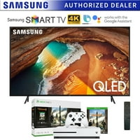 Samsung QN82Q60RA 82" Q60 QLED Smart 4K UHD TV (2019 Model) with Microsoft Xbox One S 1TB Console Bundle (QN82Q60RAFXZA QN82Q60 82Q60)